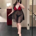 لانجري قصير دانتيل