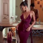 لانجري نبيتي ظهر مفتوح طويل