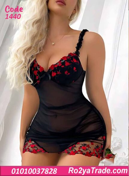 لانجري قصير شيفون