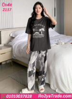 بيجامة وترنج حريمي صيفي