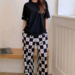 بيجامة وترنج حريمي صيفي