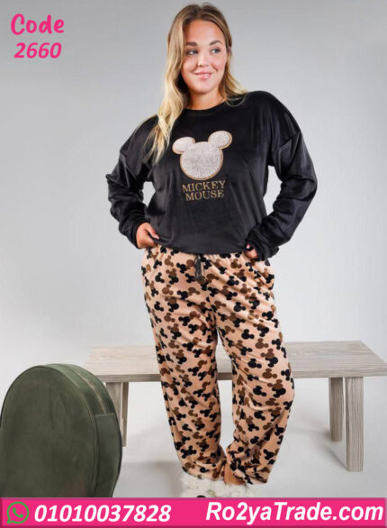 بيجامة شتوي حريمي بيج سايز