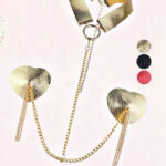 اكسسوار جسم قلوب بسلاسل