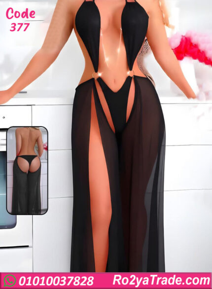 لانجري طويل شيفون