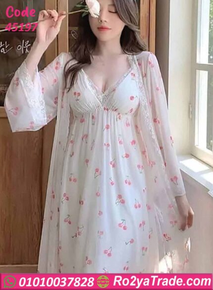 لانجري شيفون قصير