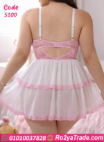 لانجري وردي قصير