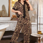 بيجامة تايجر حريمي زبدة صيفي