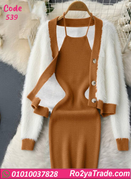 دريس شتوي قصير تريكو