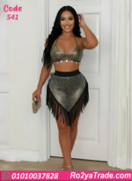 لانجري ميني جيب شبك ستراس