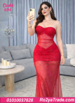 لانجري طويل شيفون