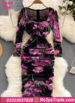 دريس صيفي طويل ورد