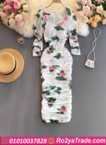 دريس صيفي طويل ورد