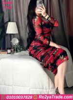 دريس صيفي طويل ورد