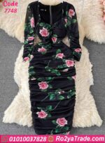 دريس صيفي طويل ورد