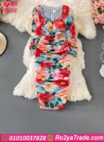 دريس صيفي طويل ورد