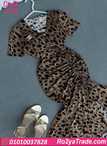 فستان صيفي طويل تايجر