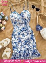 دريس صيفي ورد مجسم