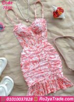 دريس صيفي ورد مجسم