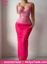 لانجري طويل شيفون