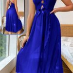 لانجري طويل أزرق