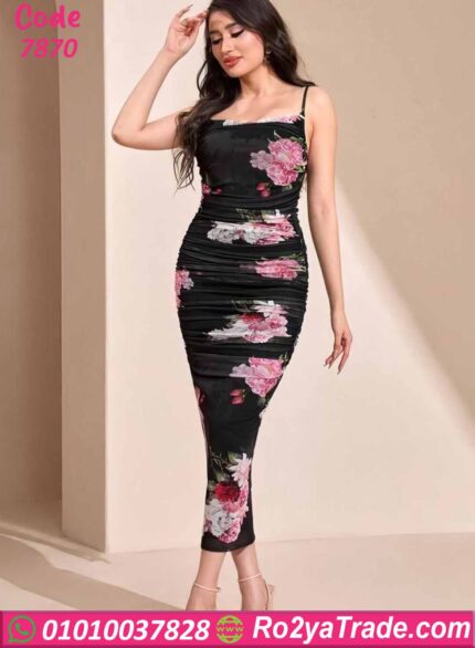 دريس صيفي طويل ورد