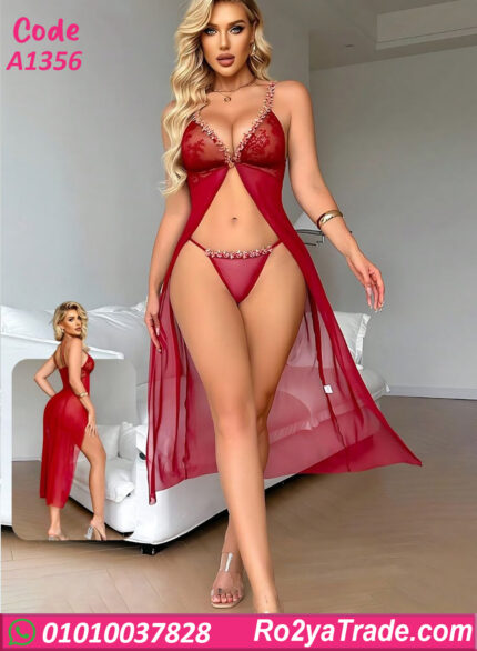 لانجري طويل دانتيل