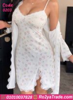 لانجري وردي ناعم كود 0203