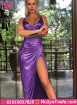 فستان سواريه طويل لامع