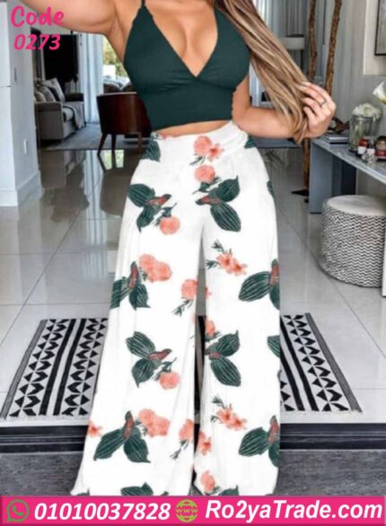 طقم بيجامة صيفي نسائي