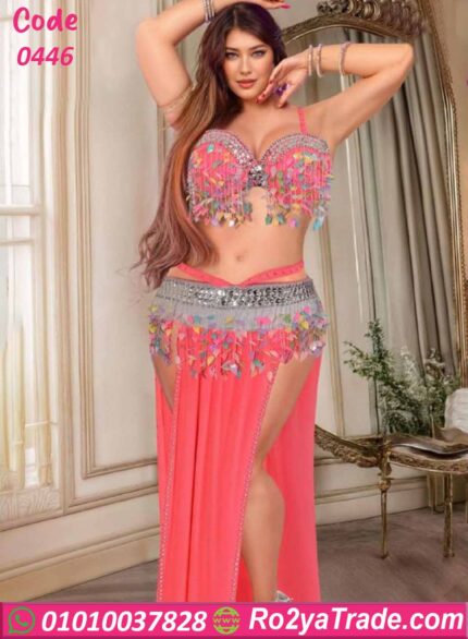 بدلة رقص شرقي بيج سايز كود 0446