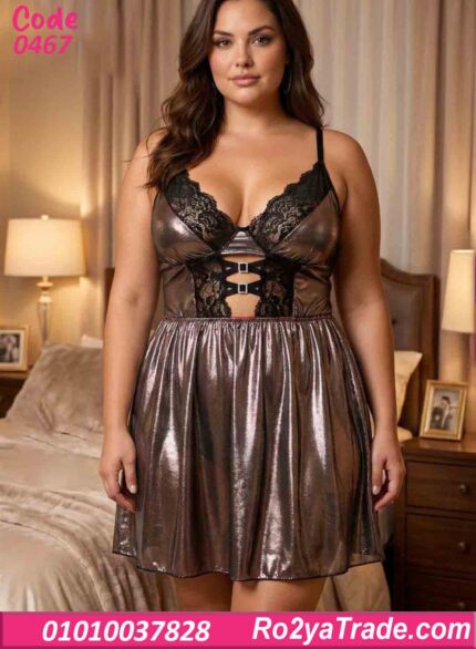 لانجري قصير بيج سايز كود 0467