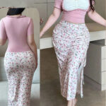 طقم ميني جيب حريمي