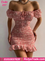 فستان صيفي قصير مورد