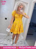 فستان صيفي قصير مورد