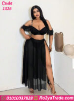 طقم ميني جيب شيفون 1326