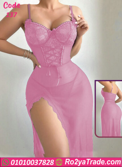 لانجري طويل دانتيل