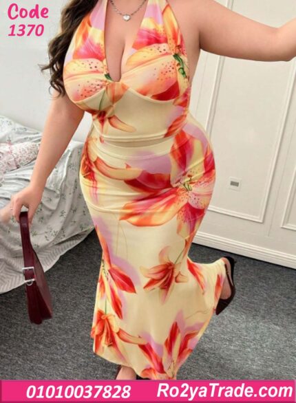 فستان صيفي بيج سايز