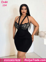 لانجري أسود دانتيل كود 154