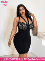 لانجري أسود دانتيل كود 154