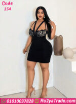 لانجري أسود دانتيل كود 154