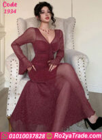 لانجري طويل كم شفاف 1934