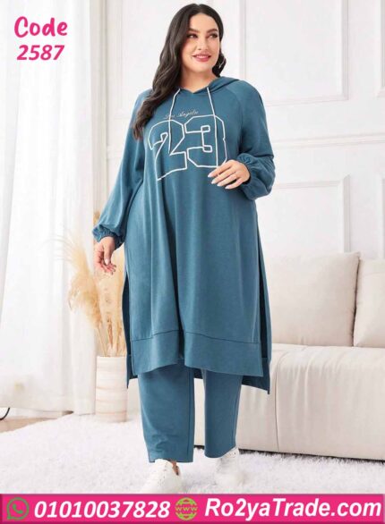 ترنج حريمي شتوي بيج سايز هودي