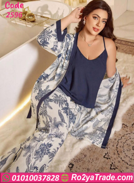 بيجامة حريمي بالروب