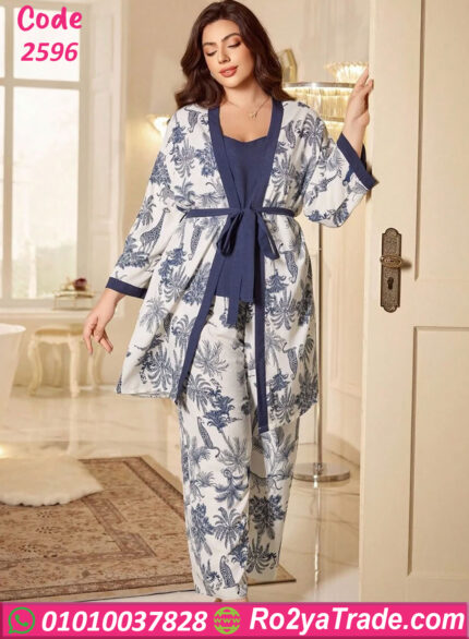 بيجامة حريمي بالروب