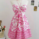 فستان صيفي قصير حريمي 26104