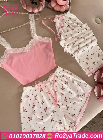 بيجامة صيفي حريمي وهوت شورت