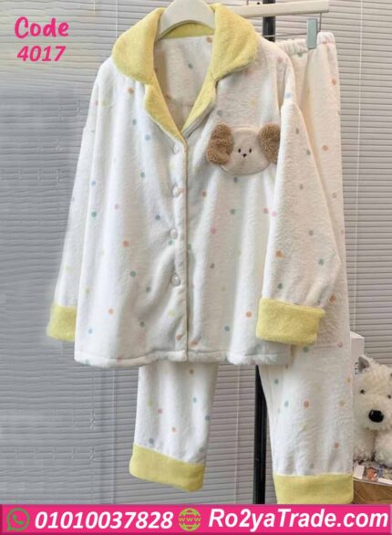 بيجامة فرو شتوي كود 4017