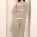 بيجامة شتوي مضلعة كود 433