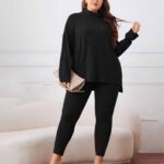 بيجامة شتوي مضلعة كود 434