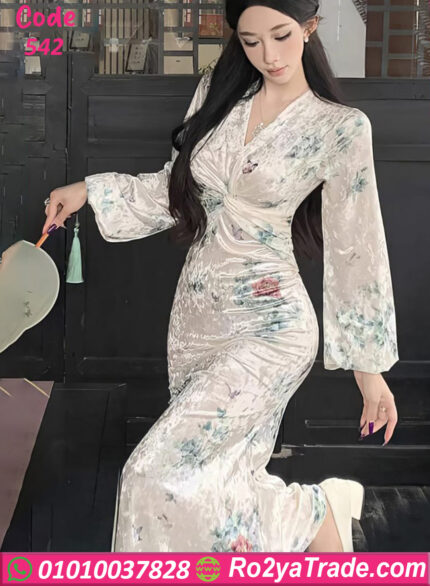 دريس شتوي طويل كود 542